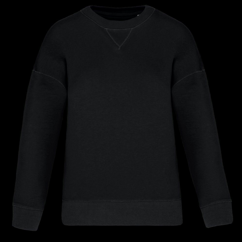 Sweat-shirt écoresponsable à épaules tombantes femme