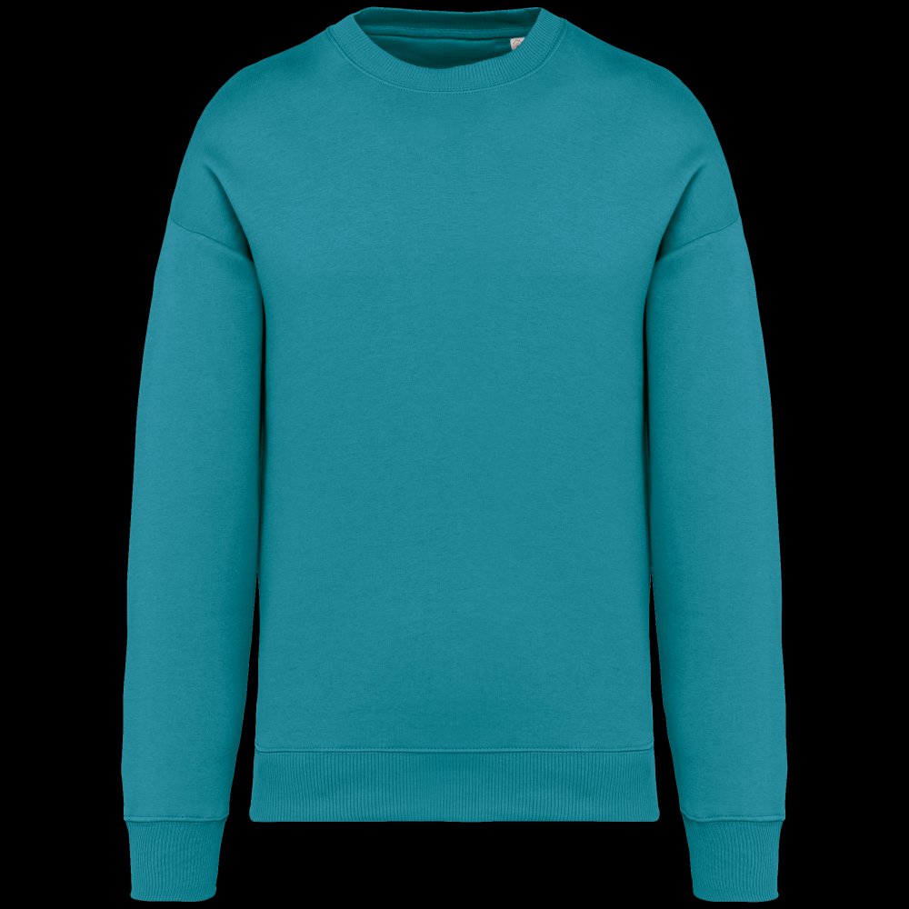 Sweat-shirt écoresponsable à col rond oversize unisexe