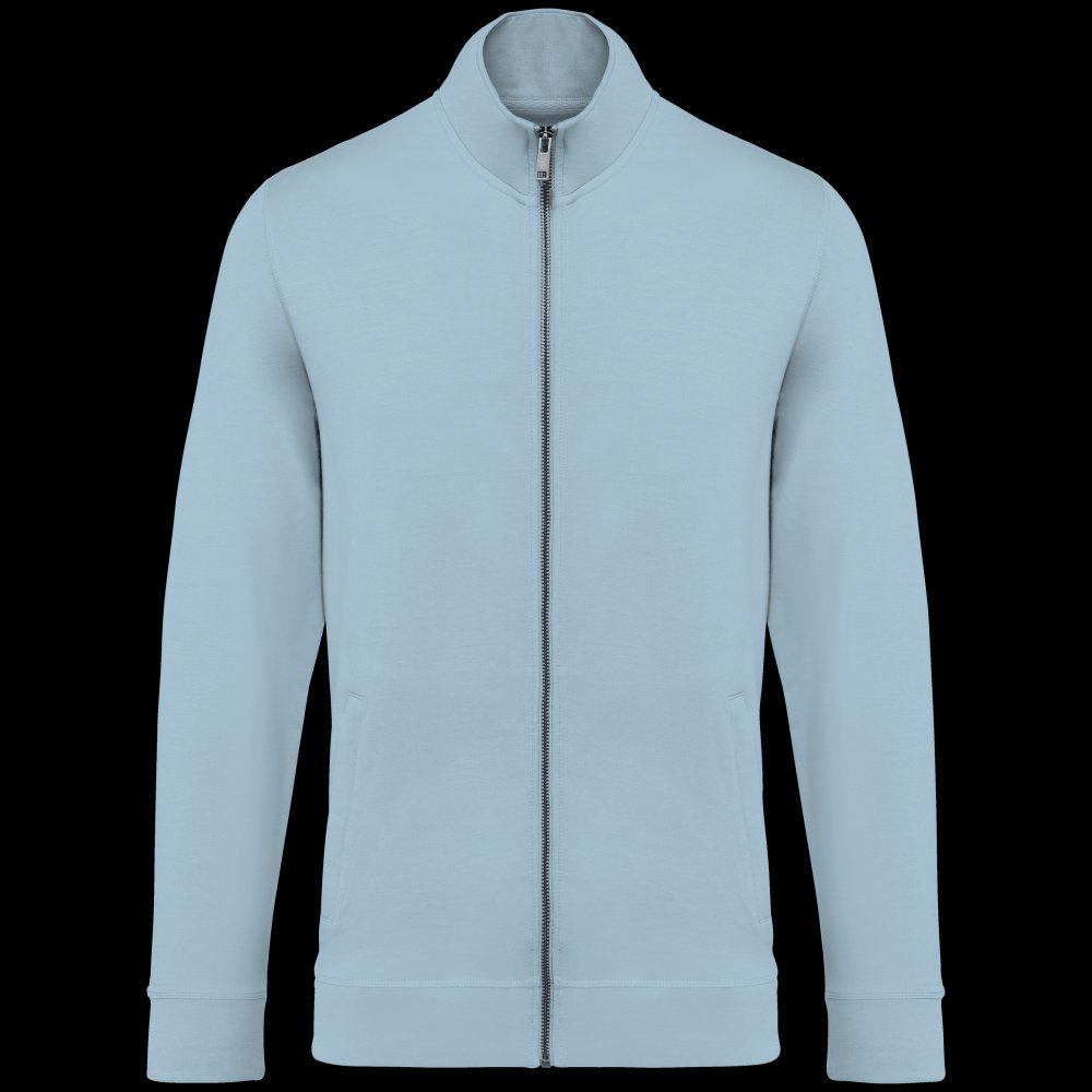 Sweat-shirt écoresponsable zippé en modal homme