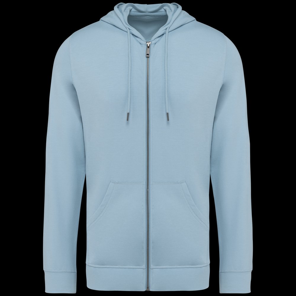 Sweat-shirt écoresponsable zippé à capuche en modal homme