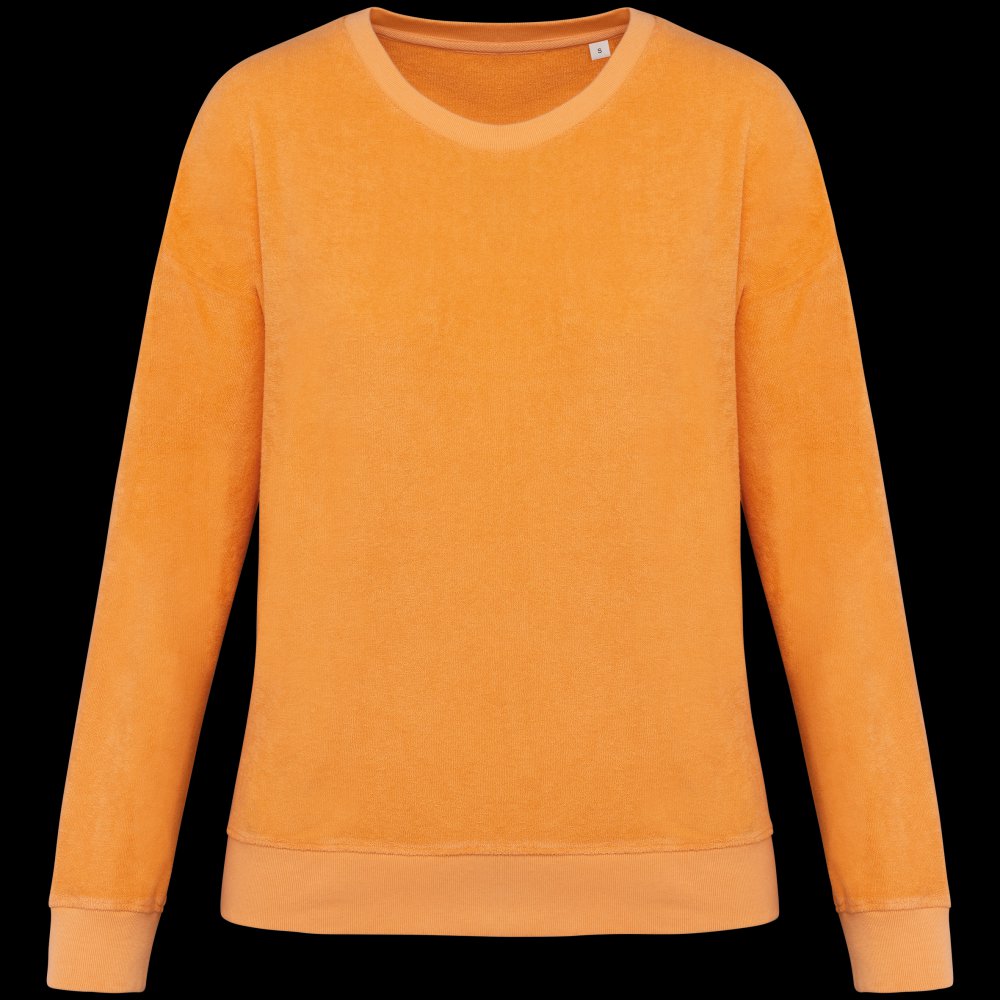 Sweat-shirt écoresponsable en éponge femme