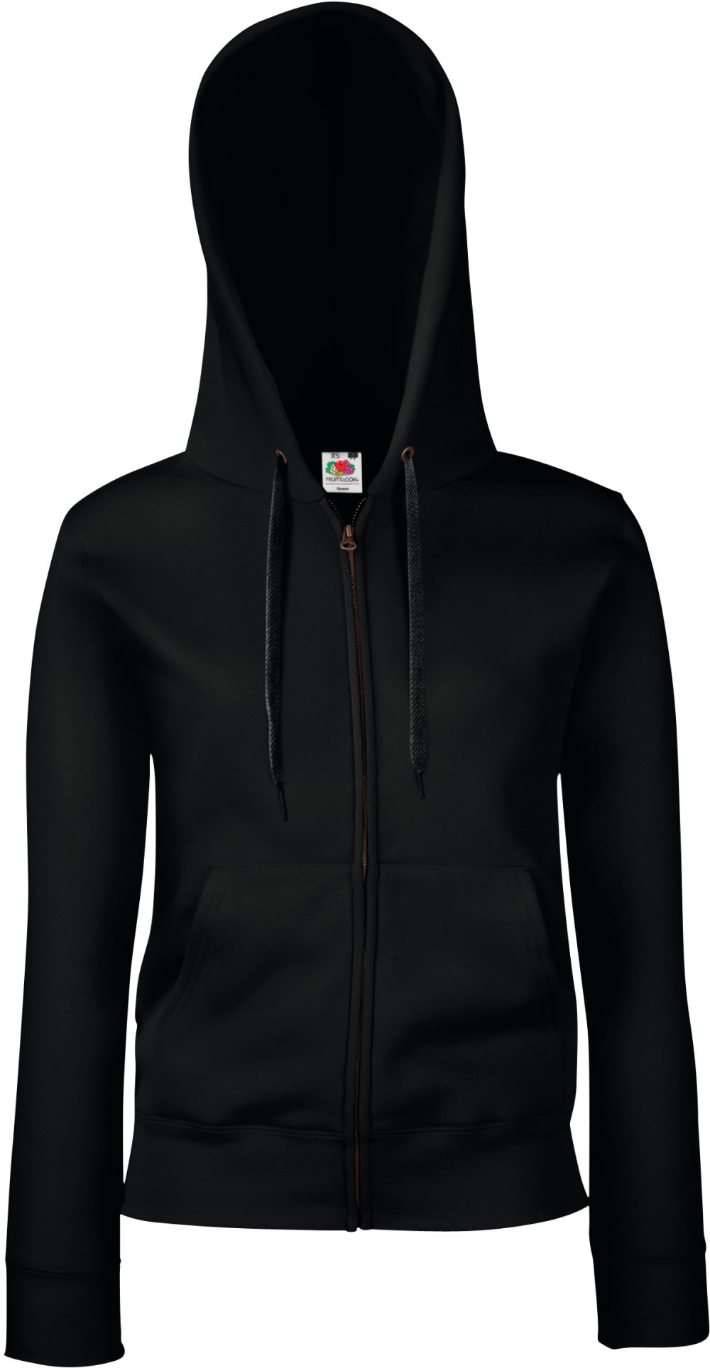 Sweat-shirt femme zippé capuche Premium (62-118-0)