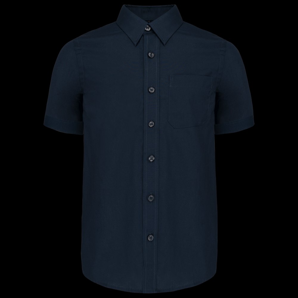Chemise popeline manches courtes enfant