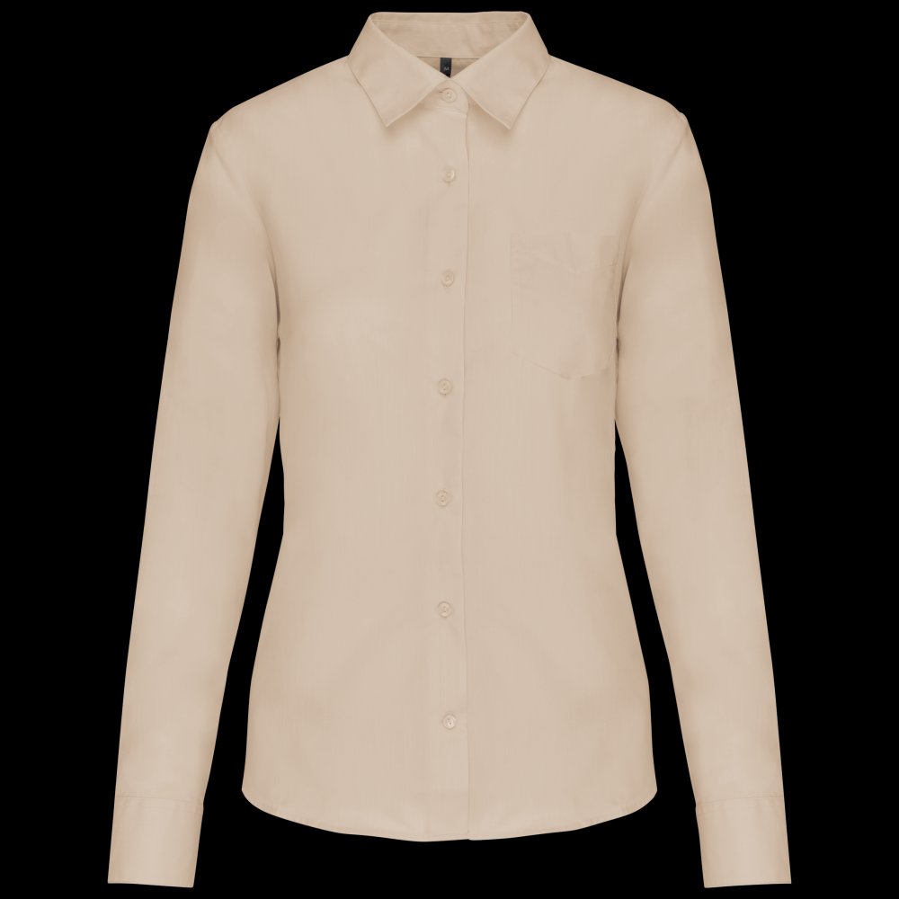 Chemise popeline polycoton entretien facile femme