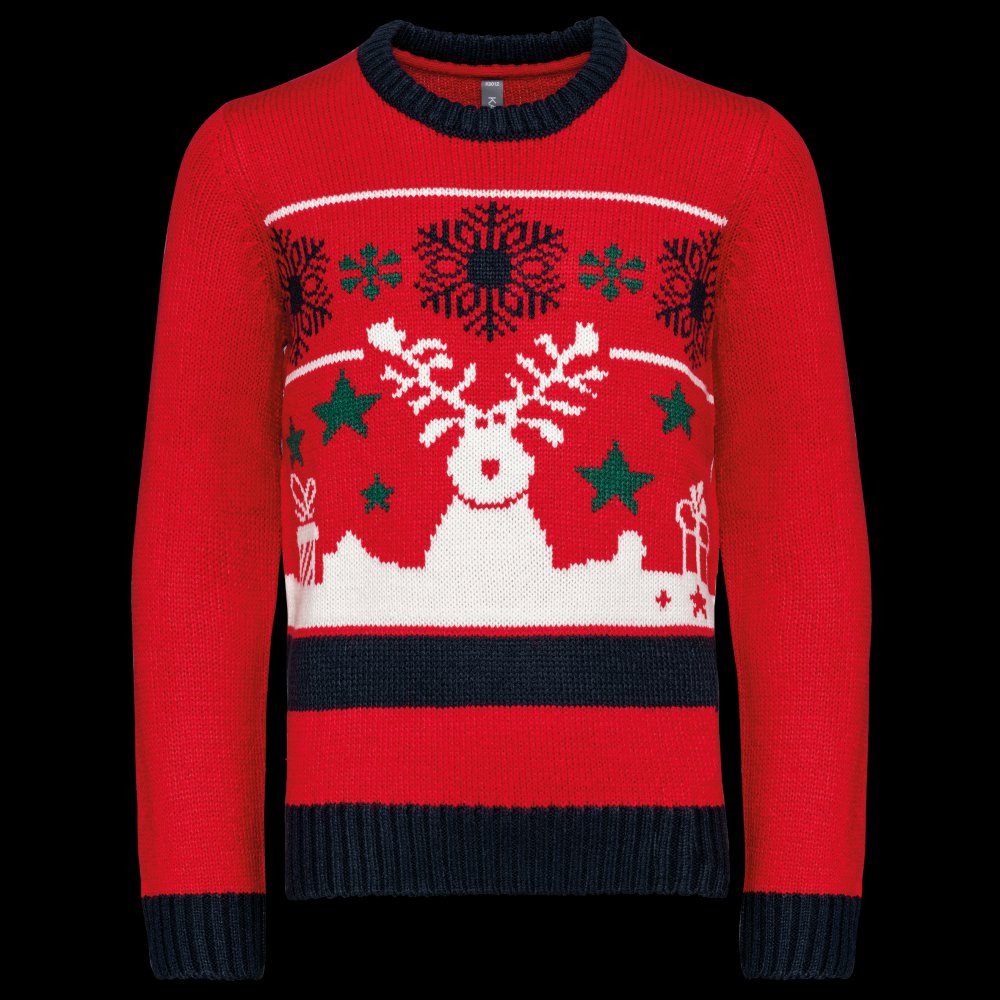 Pullover col rond de Noël enfant