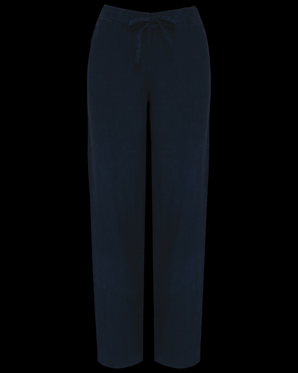 Pantalon délavé en lin femme