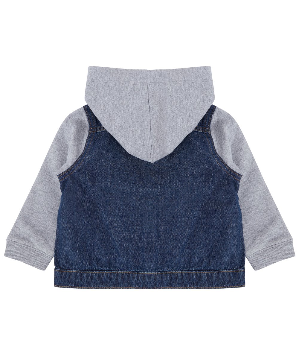 Veste en jean à capuche enfant