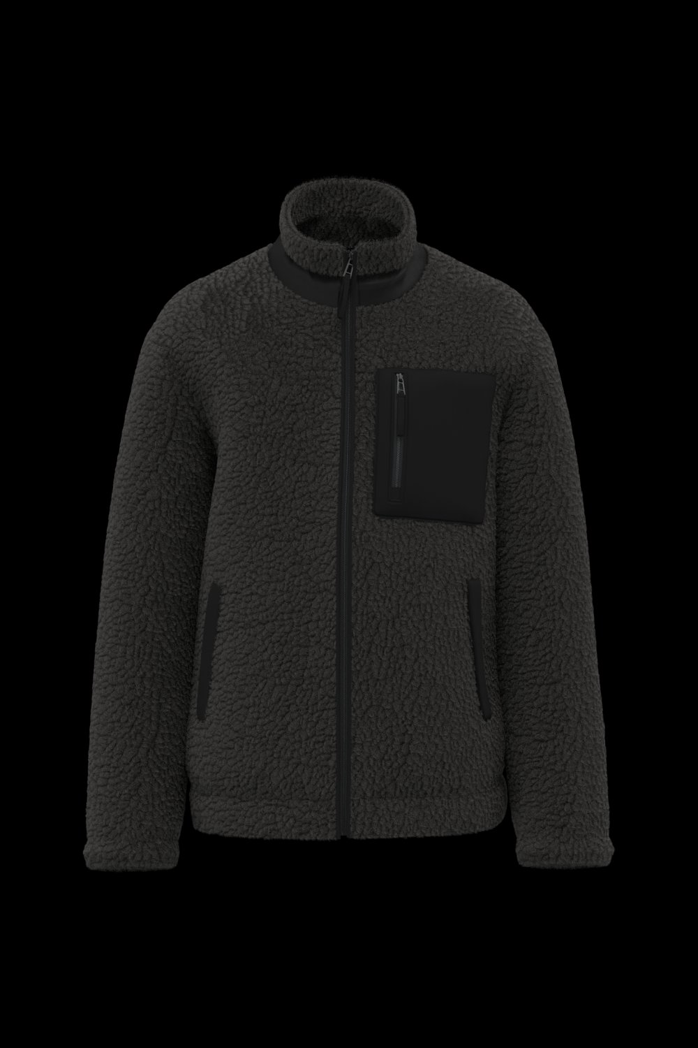 Veste écoresponsable en sherpa unisexe