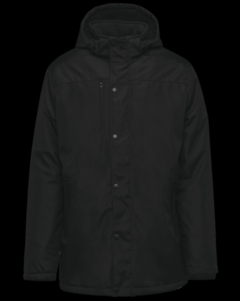 Parka avec capuche amovible homme