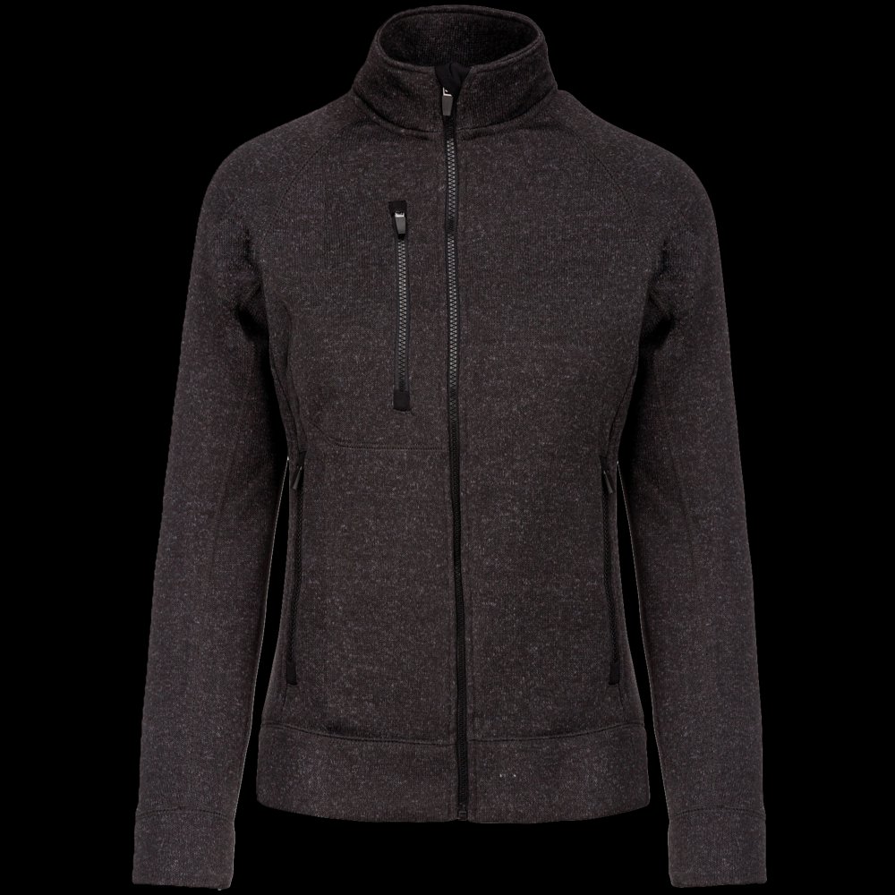 Veste zippée chinée femme