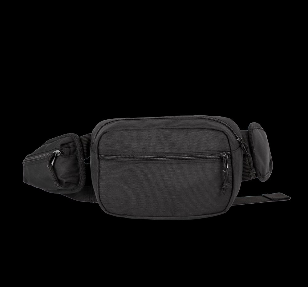 Sac banane recyclé grand format avec pochette latérale