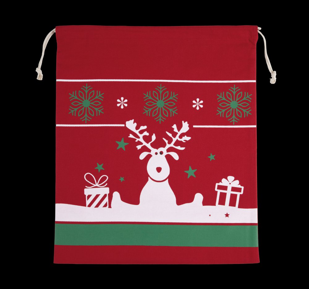 Sac avec cordon motifs de Noël
