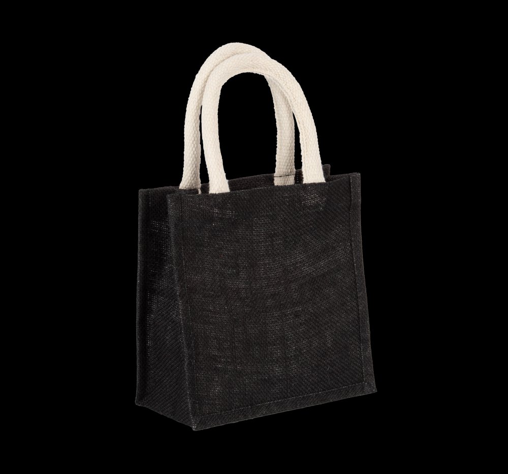 Sac style cabas en toile de jute - petit modèle