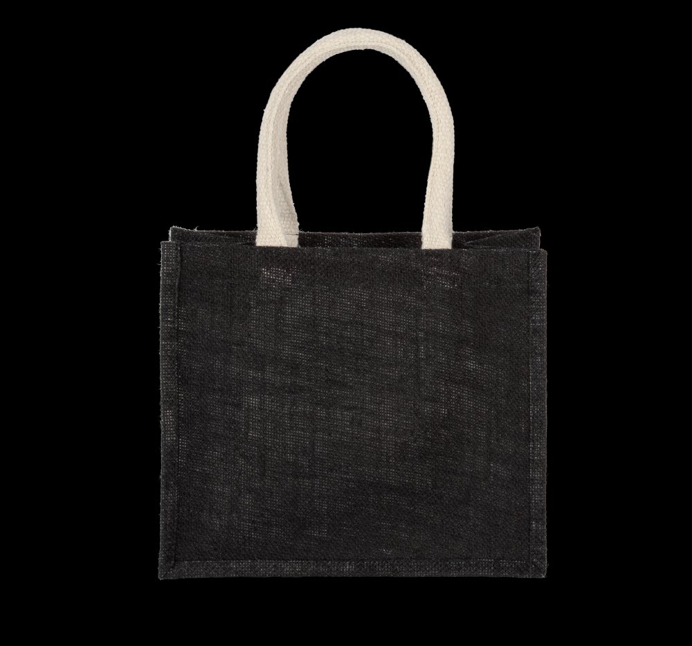 Sac style cabas en toile de jute - modèle moyen