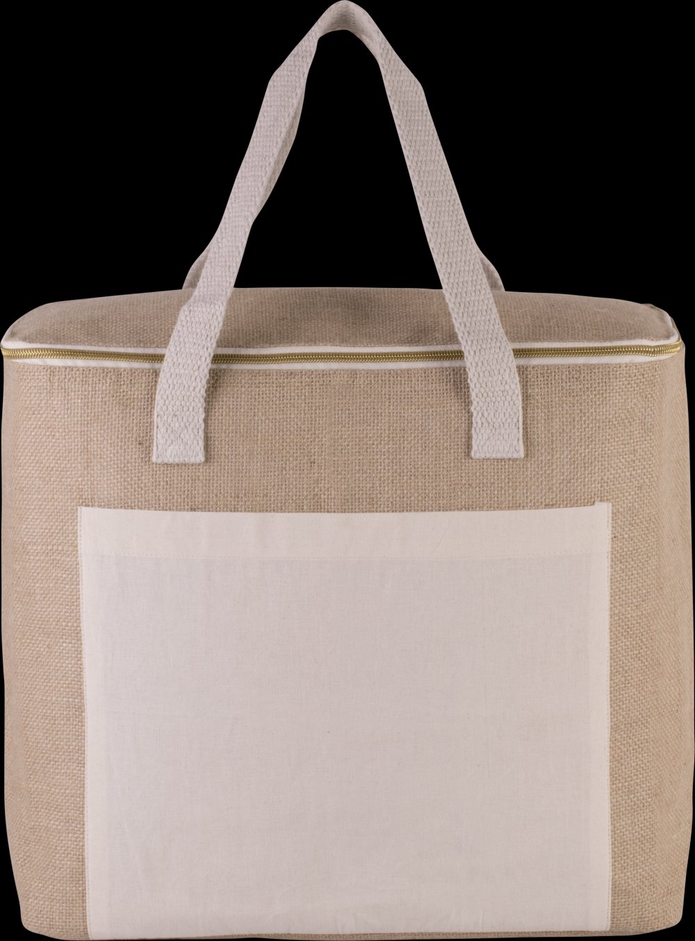 Sac isotherme en jute - grand modèle