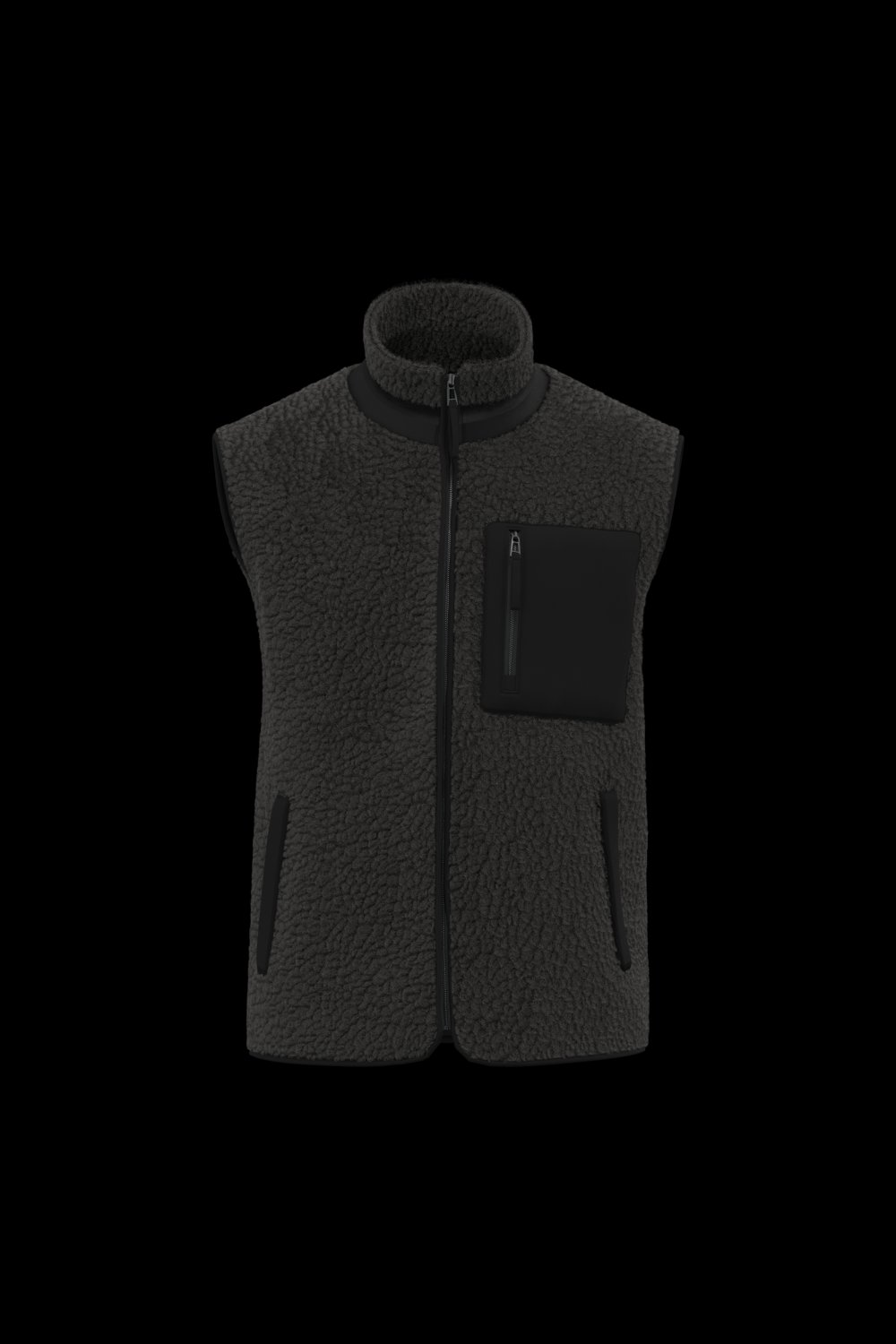 Bodywarmer écoresponsable en sherpa unisexe