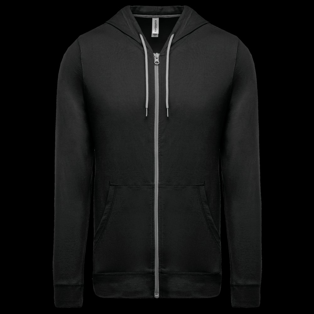 Veste coton légère à capuche