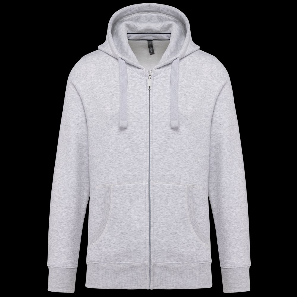 Sweat-shirt zippé capuche homme