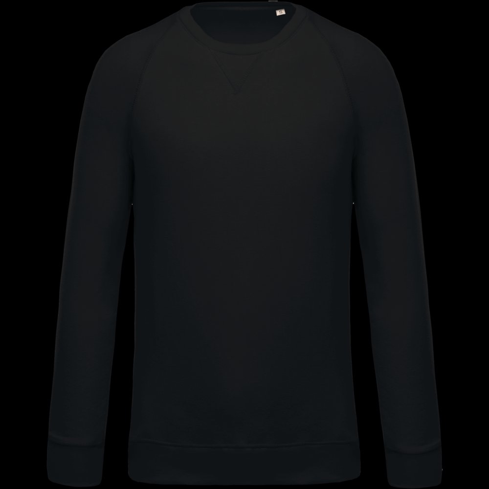 Sweat-shirt Bio col rond manches raglan homme