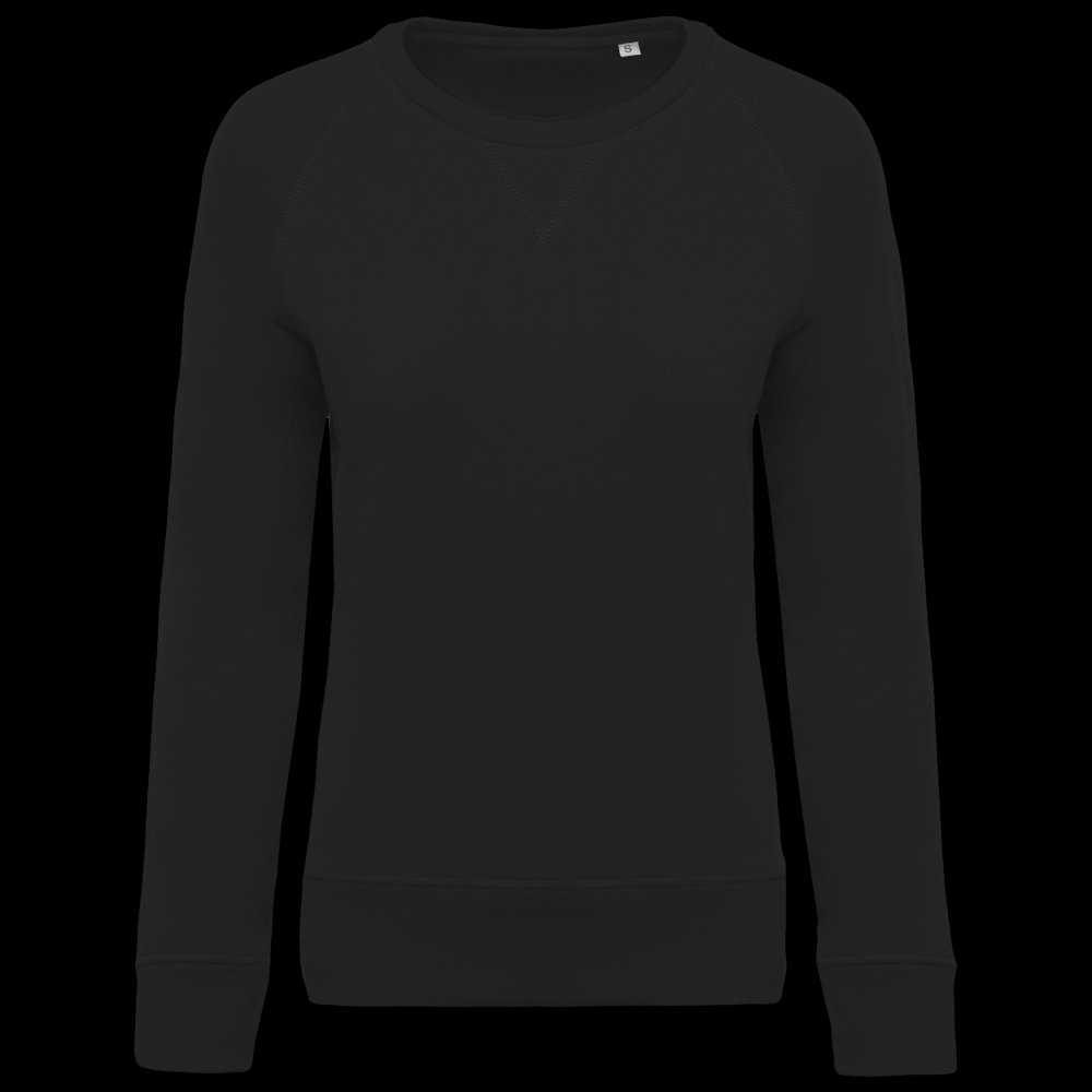 Sweat-shirt Bio col rond manches raglan femme