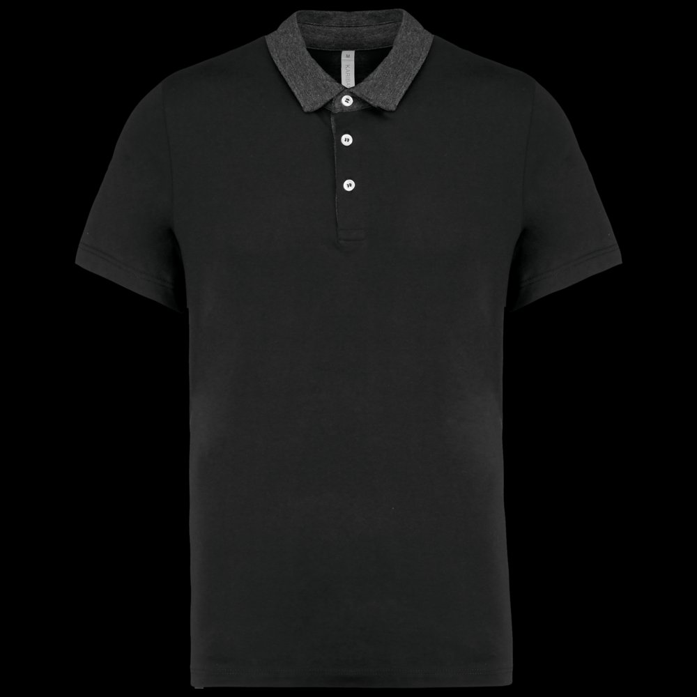 Polo jersey bicolore homme