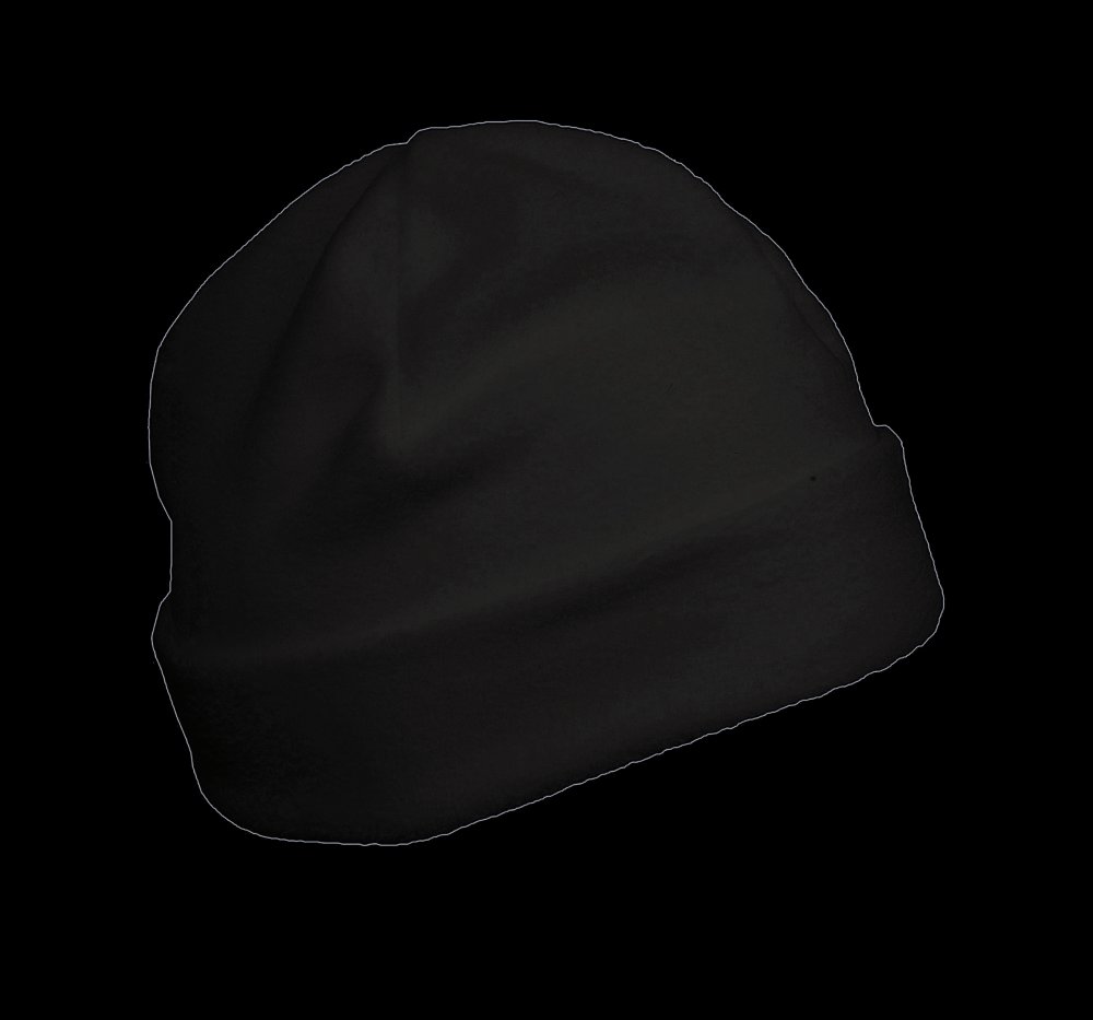 Bonnet recyclé micropolaire avec revers