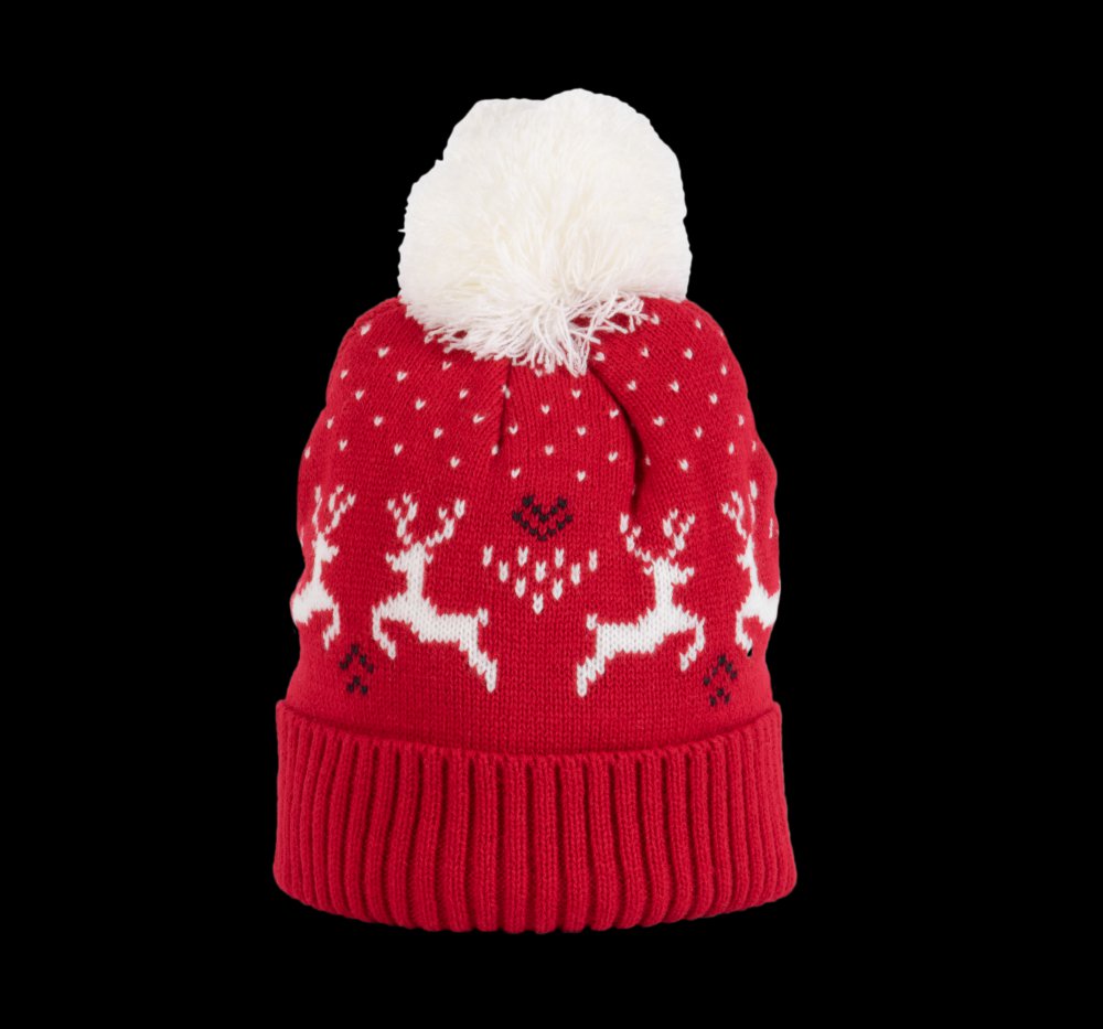 Bonnet de Noël motifs rennes