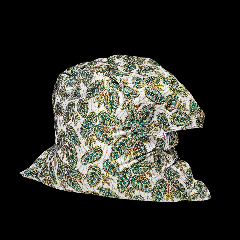 Pouf sceno tissé