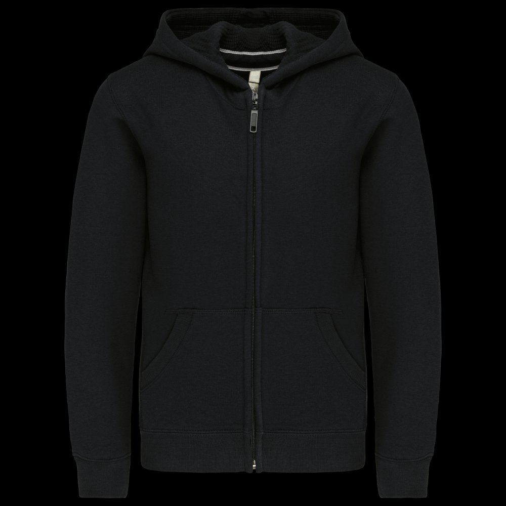 Sweat-shirt capuche zippé enfant