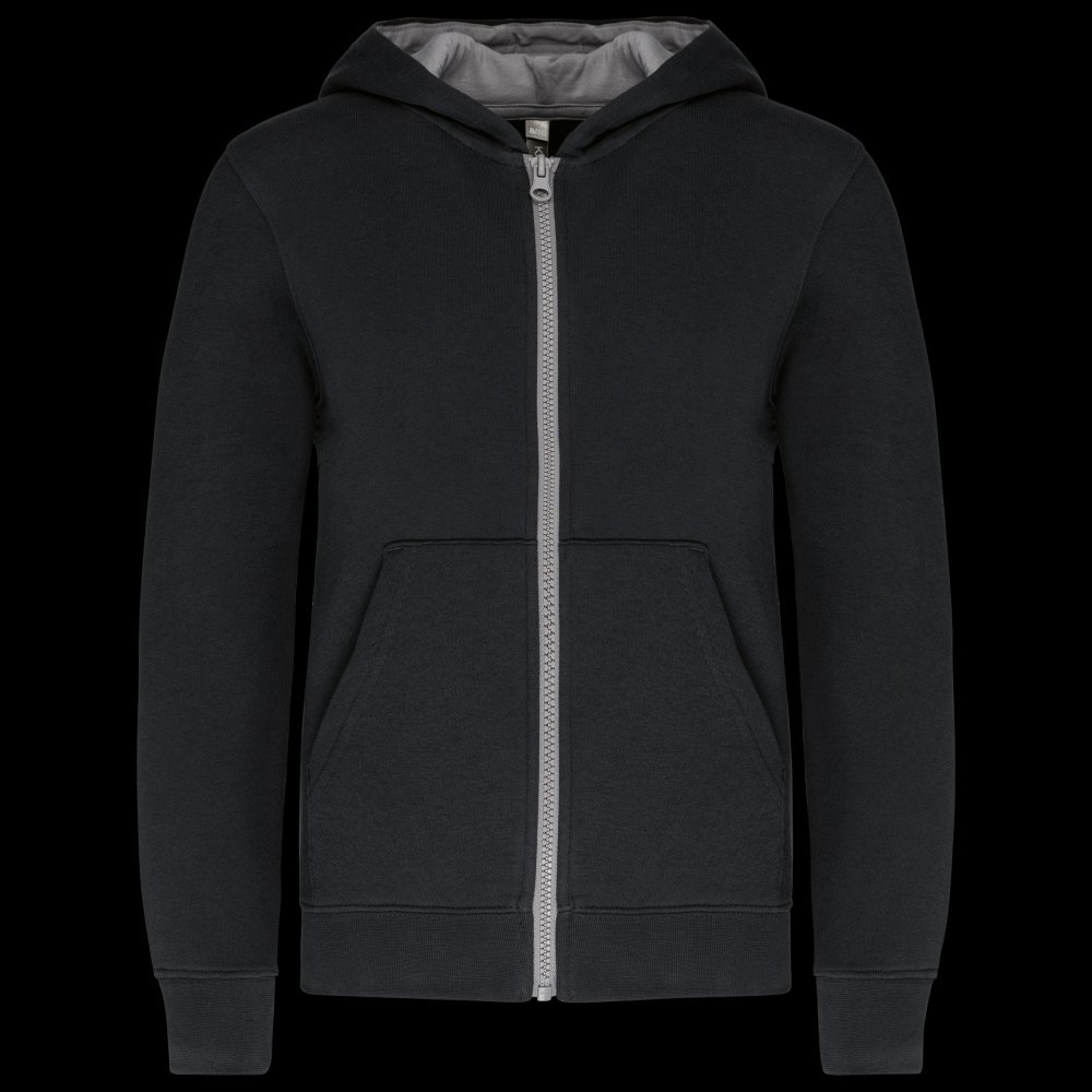 Sweat-shirt zippé capuche enfant