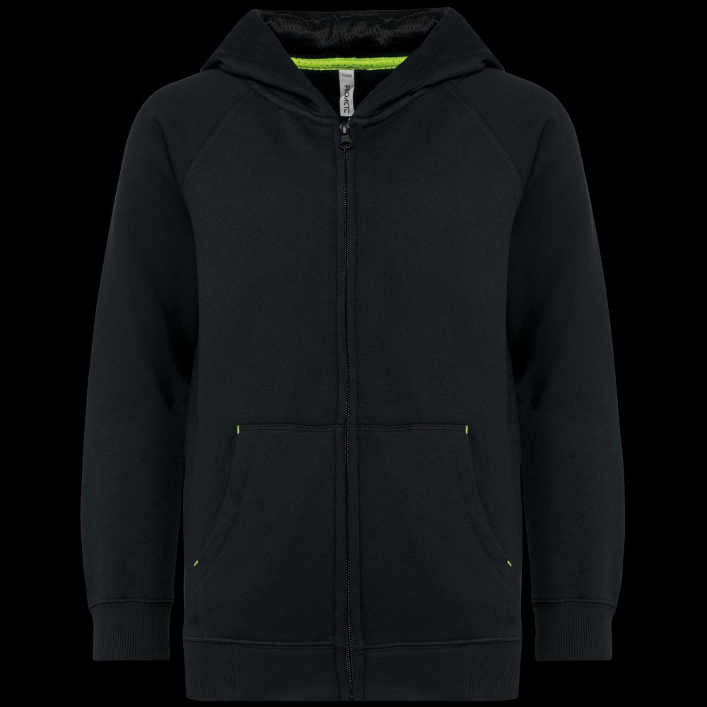 Veste zippée à capuche enfant